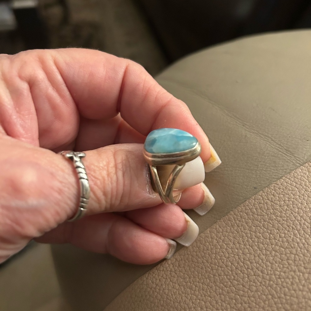 LARIMAR RING - Picture 6 of 12